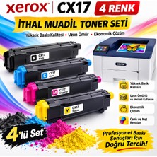 Oratek Epson Aculaser C1700 CX17 / Cx-17 Chipli 4 Renk Ithal Muadil Toner Seti  (2.700 Sayfa)