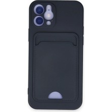 Royaleks Apple Iphone 12 Kılıf Kelvin Kartvizitli Silikon - Lacivert