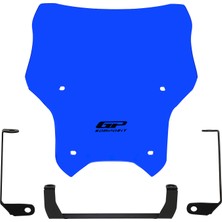 Gp Kompozit Cf Moto 250 Nk 2023-2026 Uyumlu Ön Cam Mavi 33 cm