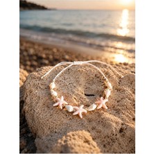 Rasa Deniz Yıldızı Deniz Kabuğu Bileklik – Coastal Girl, Beach Aesthetic, Boho Yaz Takısı