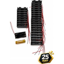 Tabis Pil Yuvası 2 Li Yan Yana (Aa) - 25 Adet