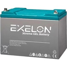 Exelon Xtreme 12V-100AH Solar Jel Akü 2026ÜRETIM