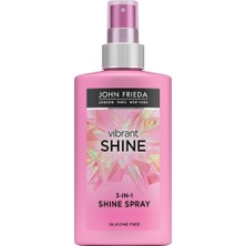 John Frieda Vibrant Shine Canlı Parlaklık Veren 3'ü Bir Arada Saç Spreyi 150 ml