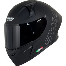 Kask Sway F357 Kask Mat Siyah
