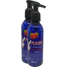 Rota Style Playboy Pure Edible Massage Oil 120ML Çilek Aromalı Masaj Yağı 2 Adet