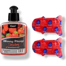 Rota Style Caas Çilek Aromalı Masaj Yağı 100 ml - Erkeklere Özel 6'lı - 2 Adet