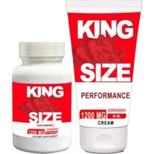 Rota Style King Size 1200 Mg Erkeklere Özel Deneyim Veren 30 Lu ve 50 ml Krem Bir Arada