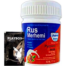 Rota Style Playboy Blue Rus Merhemi 50 ml Tüy Dökücü Krem + 1 Armağan Jel