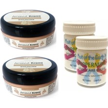 Rota Style Hintohu Three Brand 50ML Arnavutaklıkkremi 2AD+FOOT Carecream 50ML Ayak Bakımkremi Naneferahlığıvek
