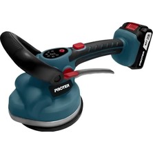 Proter Pst 215 Tf 150MM 2.0AH16.8V Li-Ion Şarjlı Vantuzlu Titreşimli Fayans Tokmak