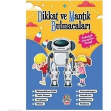 Yağmur Çocuk Yağmur Dikkat ve Mantık Bulmacaları-Lacivert Kitap