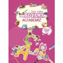 Yağmur Çocuk Yağmur Renkli Kalem Boyama-Alfabemiz