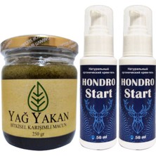 Rota Style Burneron Yağyakan Macun 250 ml + ile Yanında 2 Adet Hondro Star Sırt Bel Kas Iskelet Harici Uygulama Kremi 50 ml
