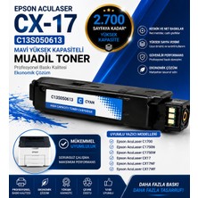 Oratek Epson CX17 C13S050613 Chipli Mavi Ithal Muadil Toner  (2.700 Sayfa)