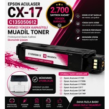Oratek Epson Aculaser CX17WF CX17 C13S050612 Chipli Kırmızı Ithal Muadil Toner  (2.700 Sayfa)