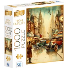 Ca Games Zaman Yolcusu Temalı 1000 Parça 2,2mm Karton Kalınlıklı 48X68CM Ölçülü Profesyonel Hobi Eğlenceli Puzzle Yapboz Serisi