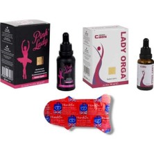 Rota Style Caas Pink Lady Kadın Damla 30 ml & Lady Orga Kadın Damla 30 ml + Erkeklere Özel Hediye