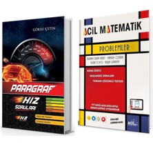 Akm Kitap Hız ve Renk Paragraf ve Acil Yayınları Problemler Soru Bankası 2 Kitap Set