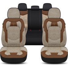 Minderland Eren Serisi Mercedes-Benz C-Serisi 2000-2007 ile Uyumlu Koltuk Kılıfı, Taba
