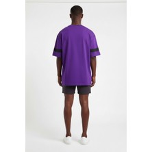 Blow Up Future Gen Tigers Mor Oversize Erkek T-Shirt 141586
