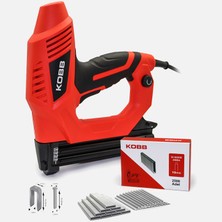 Kobb KBZ90 15-25MM Zımba ve 15-32MM Profesyonel Çivi Çakma MAKINESI-3000 Adet Yedek Zımba ve Çivi (2'li Paket)