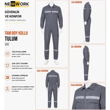 Newwork 16/12 Yazlık Tam Boy Iş Tulumu