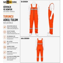 Newwork 16/12 Yazlık Askılı Iş Tulumu