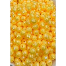 Aqua Sazan Boncuğu 10 mm Sarı Disco Kristal Dünya Parlak Janjanlı Balıkçı Boncuk 20 Adet Yellow Carp Fish Sazan Yemi Disko Boncuk