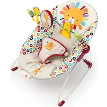 Nacario Bright Starts Taşınabilir Ana Kucağı Yatıştırıcı Titreşimli Çıkarılabilir Oyuncak Barlı Bebek Koltuğu, 0-6 Ay 0-9 kg (Eğlenceli Fırıldaklar)