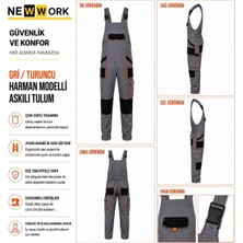 Newwork Harman Karışım Çok Cepli Askılı Tulum