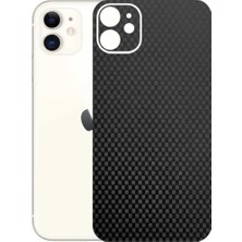 Kapps Iphone 11 ile Uyumlu Fiber Serisi Premium Arka Kapak Kaplama(Kenarlar Yoktur!)
