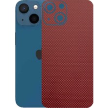 Kapps Iphone 13 Mini ile Uyumlu Fiber Serisi Premium Arka Kapak Kaplama(Kenarlar Yoktur!)