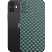Kapps Iphone 12 Mini ile Uyumlu Fiber Serisi Premium Arka Kapak Kaplama(Kenarlar Yoktur!)