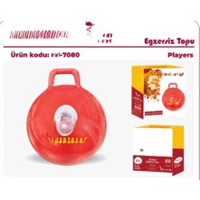 Mabelme Store 7080 Sarı Kırmızı Zıp Zıp Top