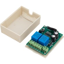 Mabelme Store Weko 12 Volt 433 Mhz 2 Kanallı Alıcı Verici Garaj Kumandası Kopyalama ve Role Devresi
