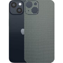 Kapps Iphone 14 ile Uyumlu Fiber Serisi Premium Arka Kapak Kaplama(Kenarlar Yoktur!)
