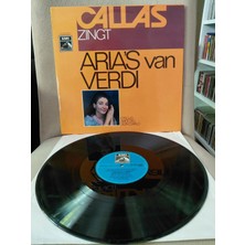 Plakperest Callas  – Callas Zingt Aria’s Van Verdi  - Hollanda Dönem Basım 33 Lük  Lp Plak