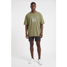Blow Up Future Gen 89 Haki Oversize Erkek T-Shirt 141535