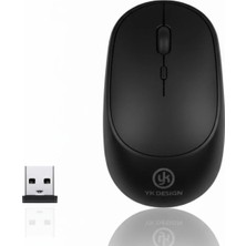 KSB Store Siyah Renkli Ergonomik Sessiz Kablosuz Mouse – USB Alıcılı, Ofis ve Oyun Için Konforlu Bilgisayar Faresi MS6310
