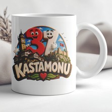 Ajans 313 AJANS313 37 Kastamonu Temalı Baskılı Seramik Kupa