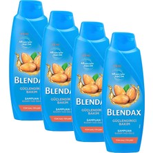 Blendax Tüm Saçlar Için Badem Yağı Özlü Şampuan 500 ml 4 Lü
