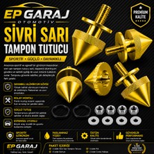 EP Garaj Otomotiv Universal Bütün Araçlara Uyumlu Sivri Sarı Tampon Tutucu – Sportif ve Güçlü Görünüm!