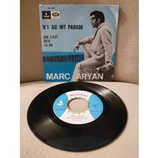 Plakperest Marc Aryan  –  Nº1 Au Hit Parade -  1967  Belçika Basım 45LIK Plak - Dönem Basımdır