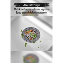 KSB Store Silikon Lavabo Gideri Süzgeci