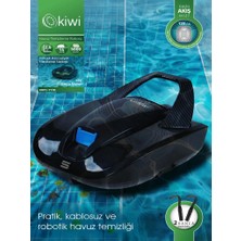 Kiwi KRPC-7170 Kablosuz Havuz Temizleme Robotu Yüksek Hassasiyetli Filtreleme Sistemi ile Pratik Temizlik