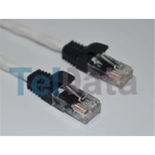 Teldata TLD-100B Cat6 1mt Beyaz Utp Patch Kablo