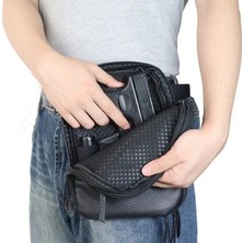 Mucize Taşınabilir Açık Taktik Shingle Tabanca Çantası Çok Fonksiyonlu Gizli Gun Satchel Çekim Için Yürüyüş Bel Saklama Çantası