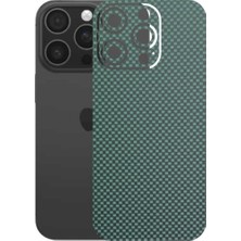 Kapps Iphone 16 Pro ile Uyumlu Fiber Serisi Premium Arka Kapak Kaplama(Kenarlar Yoktur!)