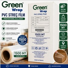 Green Wrap Streç 45 cm x 1500 mt 8 Mıc