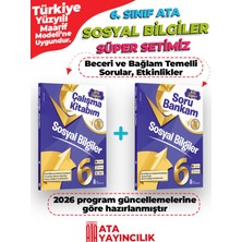 Ata Yayıncılık 6. Sınıf Sosyal Bilgiler Süper Set Soru Bankam + Çalışma Kitabım